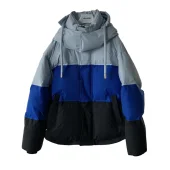 Пуховик Amiri Winter Warm "Black/Blue"