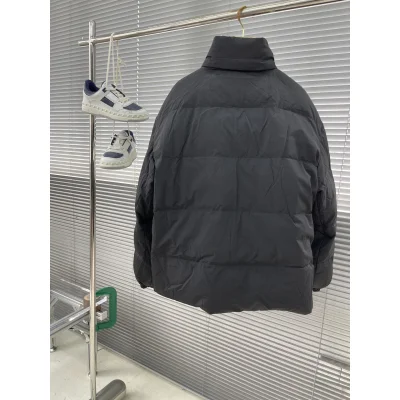 Пуховик Burberry Contrast Flip "Black" фото № 6