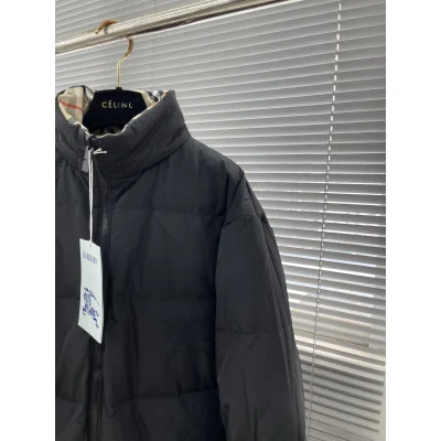 Пуховик Burberry Contrast Flip "Black" фото № 7