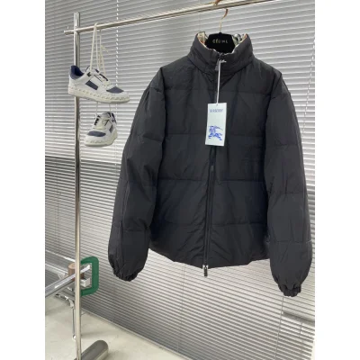 Пуховик Burberry Contrast Flip "Black" фото № 8