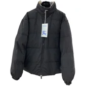 Пуховик Burberry Contrast Flip "Black"