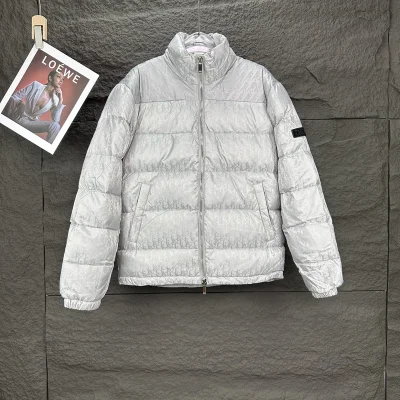 Пуховик Dior Oblique "White" фото № 2