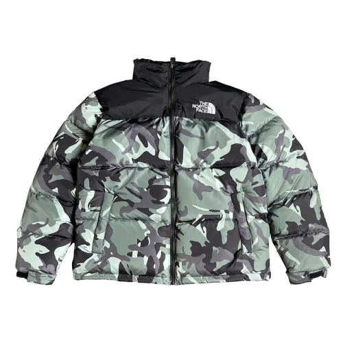 Пуховик The North Face Brand Icon "Green/Blue"