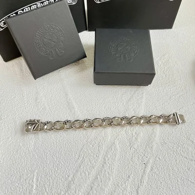 Браслет Chrome Hearts With Engraving "Silver" фото № 2