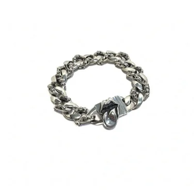 Браслет Chrome Hearts With Engraving "Silver" фото № 7