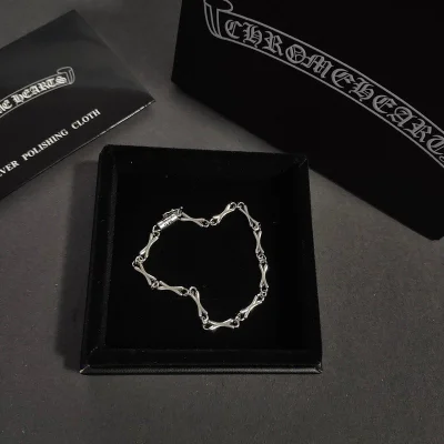 Браслет Chrome Hearts Symbols Decoration By Logo - Segment "Silver" фото № 2