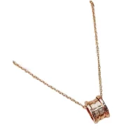 Подвеска Bulgari Wide With Shaped Like Spool Of Thread "Gold"