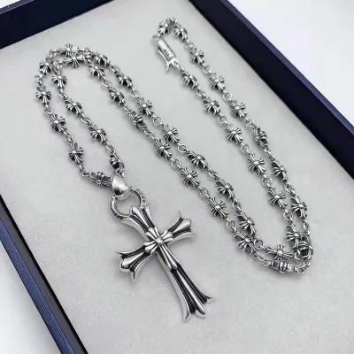 Подвеска Chrome Hearts Stylish Cross "Silver" фото № 4