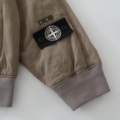Бомбер Stone Island x Christian Dior Square Patch "Brown" фото № 3
