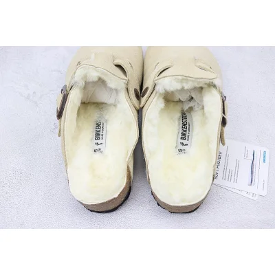 Birkenstock Boston Shearling "Latte Cream" фото № 8