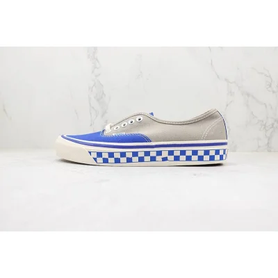 Vans Authentic "Sidewall Checkboard/Grey/Blue" фото № 2