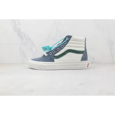 Vans SK8-Hi "White/Mist Blue/Green" фото № 2
