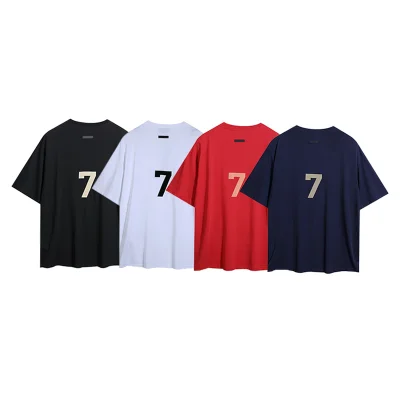 Футболка Fear Of God Number Seven "Red" фото № 2