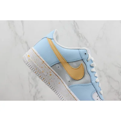 Nike Air Force 1 Low "Sky Blue/Light Grey/Yellow" фото № 3 Nike Air Force 1 Low "Sky Blue/Light Grey/Yellow" фото № 3