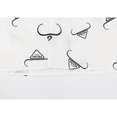 Рубашка Prada Short Sleeve Decoration "White" фото № 6