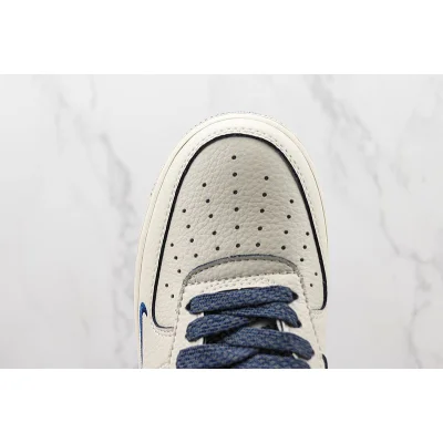 Nike Air Force 1 07 Low "Rice White/Dark Blue" фото № 4