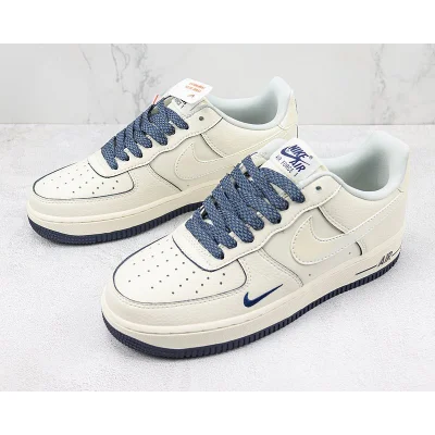 Nike Air Force 1 07 Low "Rice White/Dark Blue" фото № 5
