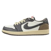 Air Jordan 1 Retro Low OG SP Travis Scott "Black/Dark Mocha-University Red"