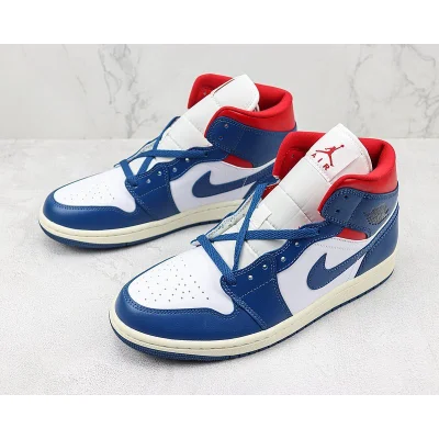 Air Jordan 1 Mid "French Blue Gym Red" фото № 5 Air Jordan 1 Mid "French Blue Gym Red" фото № 5