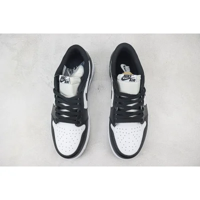 Air Jordan 1 Low "Black Swoosh/White" фото № 7 Air Jordan 1 Low "Black Swoosh/White" фото № 7