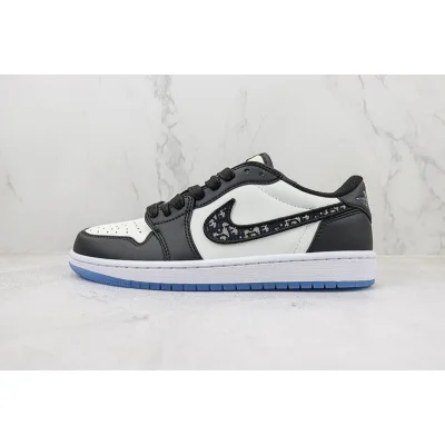 Dior x Air Jordan 1 Low "Dior/Black" фото № 2