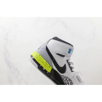 Just Don x Air Jordan Legacy 312 High Billy Hoyle "White / Black - Volt - Vivid Blue" фото № 4 Just Don x Air Jordan Legacy 312 High Billy Hoyle "White / Black - Volt - Vivid Blue" фото № 4