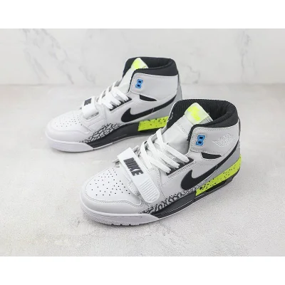 Just Don x Air Jordan Legacy 312 High Billy Hoyle "White / Black - Volt - Vivid Blue" фото № 5 Just Don x Air Jordan Legacy 312 High Billy Hoyle "White / Black - Volt - Vivid Blue" фото № 5
