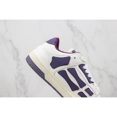 Amiri Skel Top Low "White/Purple" фото № 3