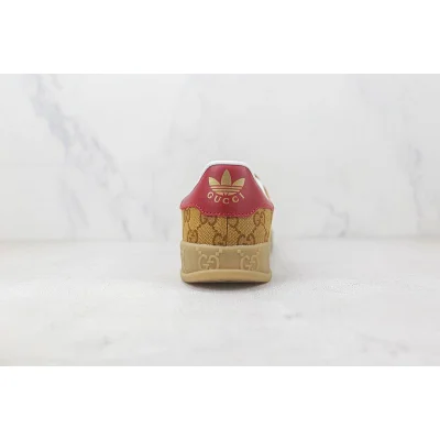 Adidas x Gucci Gazelle "Beige/White/Monogram" фото № 9