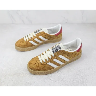 Adidas x Gucci Gazelle "Beige/White/Monogram" фото № 5