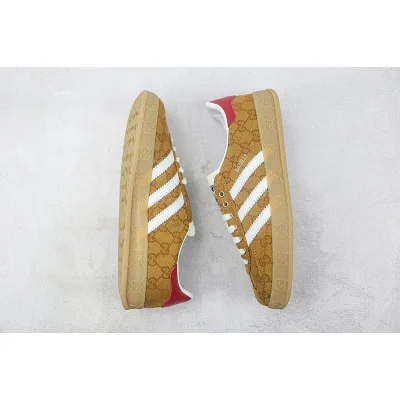 Adidas x Gucci Gazelle "Beige/White/Monogram" фото № 7