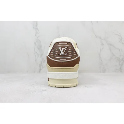Louis Vuitton LV Trainer 2021 Low "Leather Brown" фото № 9