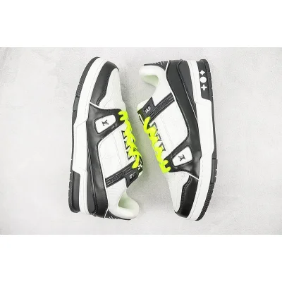 Louis Vuitton LV Trainer 2021 Low "White Monogram/Black" фото № 7