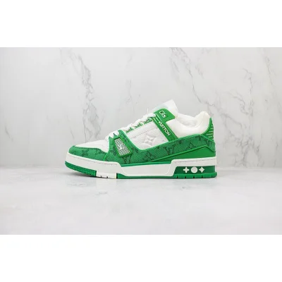 Louis Vuitton LV Trainer 2021 Low "Monogram Green/White" фото № 2 Louis Vuitton LV Trainer 2021 Low "Monogram Green/White" фото № 2