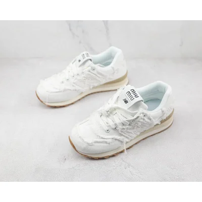 Miu Miu x New Balance 574 "White" фото № 5