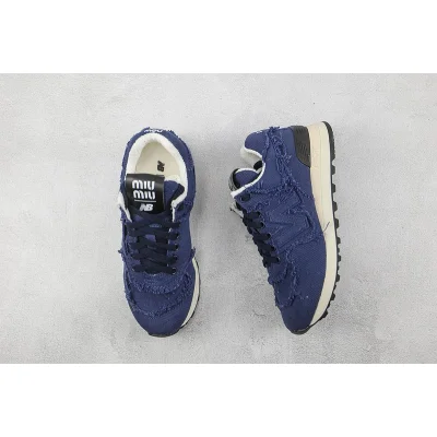 Miu Miu x New Balance 574 "Ribbed Blue" фото № 6