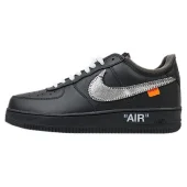 Off-White x Nike Air Force 1 Low "Black/Silver/Orange Safety"
