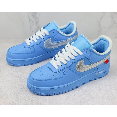 Nike Air Force 1 Low "Off-White - MCA University Blue" фото № 5