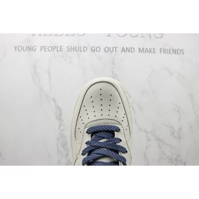 Uninterrupted x Nike Air Force 1 Mid More Th "White/Beige/Dark Blue" фото № 3