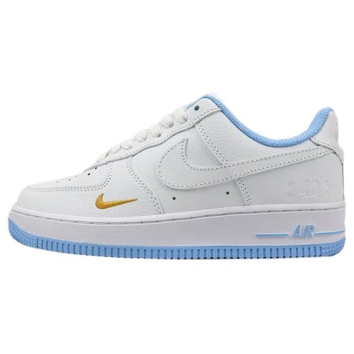 Nike Air Force 1 Low "Light Blue/White/Gold"