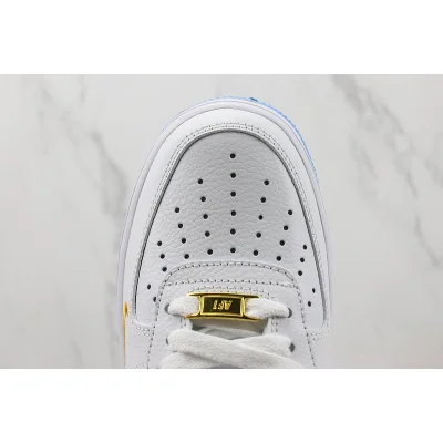 Nike Air Force 1 Low "Light Blue/White/Gold" фото № 4