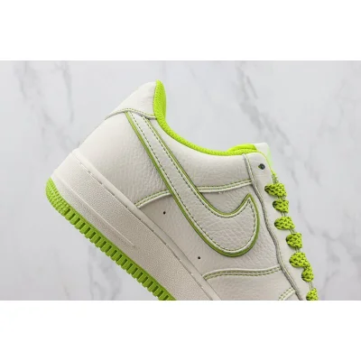 Stussy x Nike Air Force 1 Low "Off White/Apple Green" фото № 3
