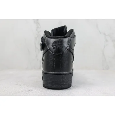 Nike Air Force 1 Mid "Triple Black" фото № 9