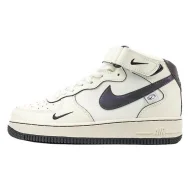 Nike Air Force 1 Mid "Cream White/Obsidian Black"