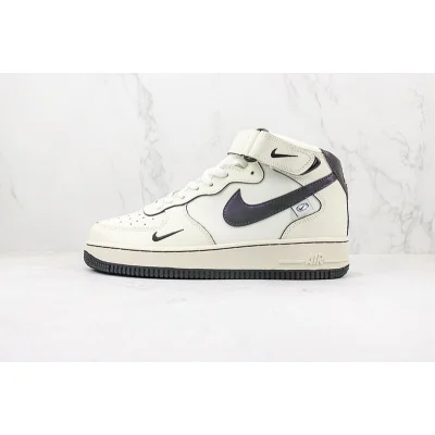 Nike Air Force 1 Mid "Cream White/Obsidian Black" фото № 2