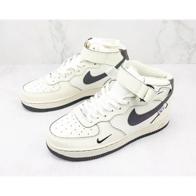 Nike Air Force 1 Mid "Cream White/Obsidian Black" фото № 5