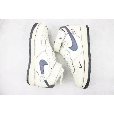 Nike Air Force 1 Mid "Cream White/Obsidian Black" фото № 7