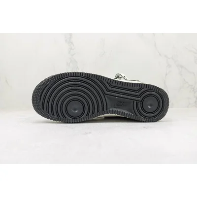 Nike Air Force 1 Mid "Cream White/Obsidian Black" фото № 8