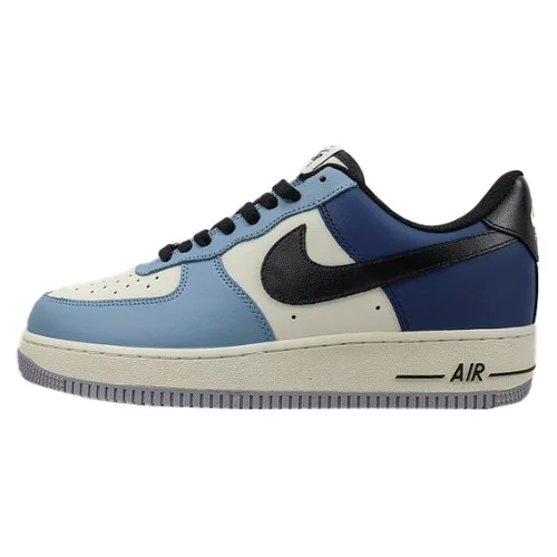 Nike Air Force 1 Low "Cream White/Blue/Black"
