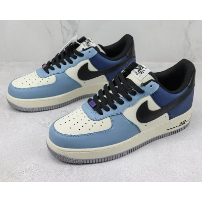 Nike Air Force 1 Low "Cream White/Blue/Black" фото № 5 Nike Air Force 1 Low "Cream White/Blue/Black" фото № 5